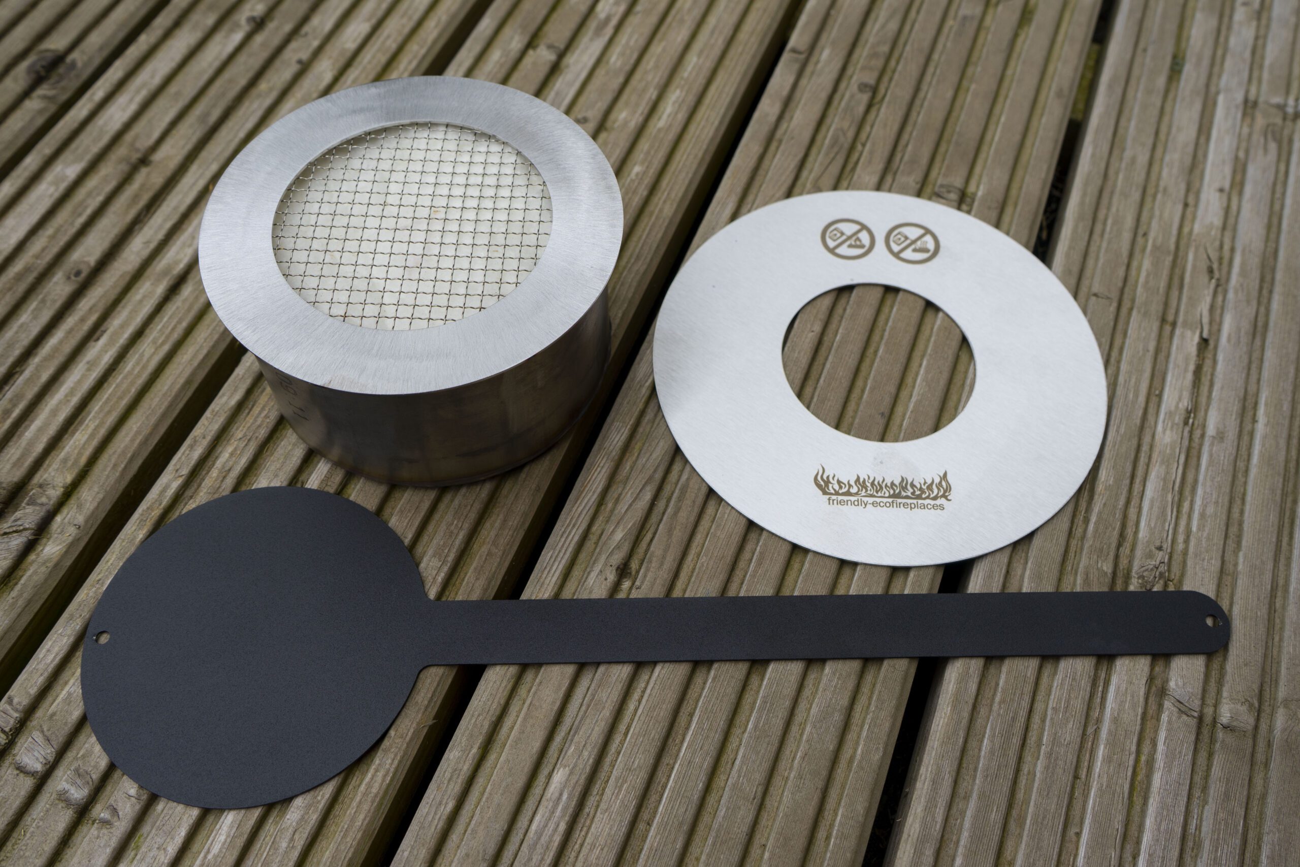 DIY Bioethanol Burner Insert Round 1L with Ceramic Wool - Image 4