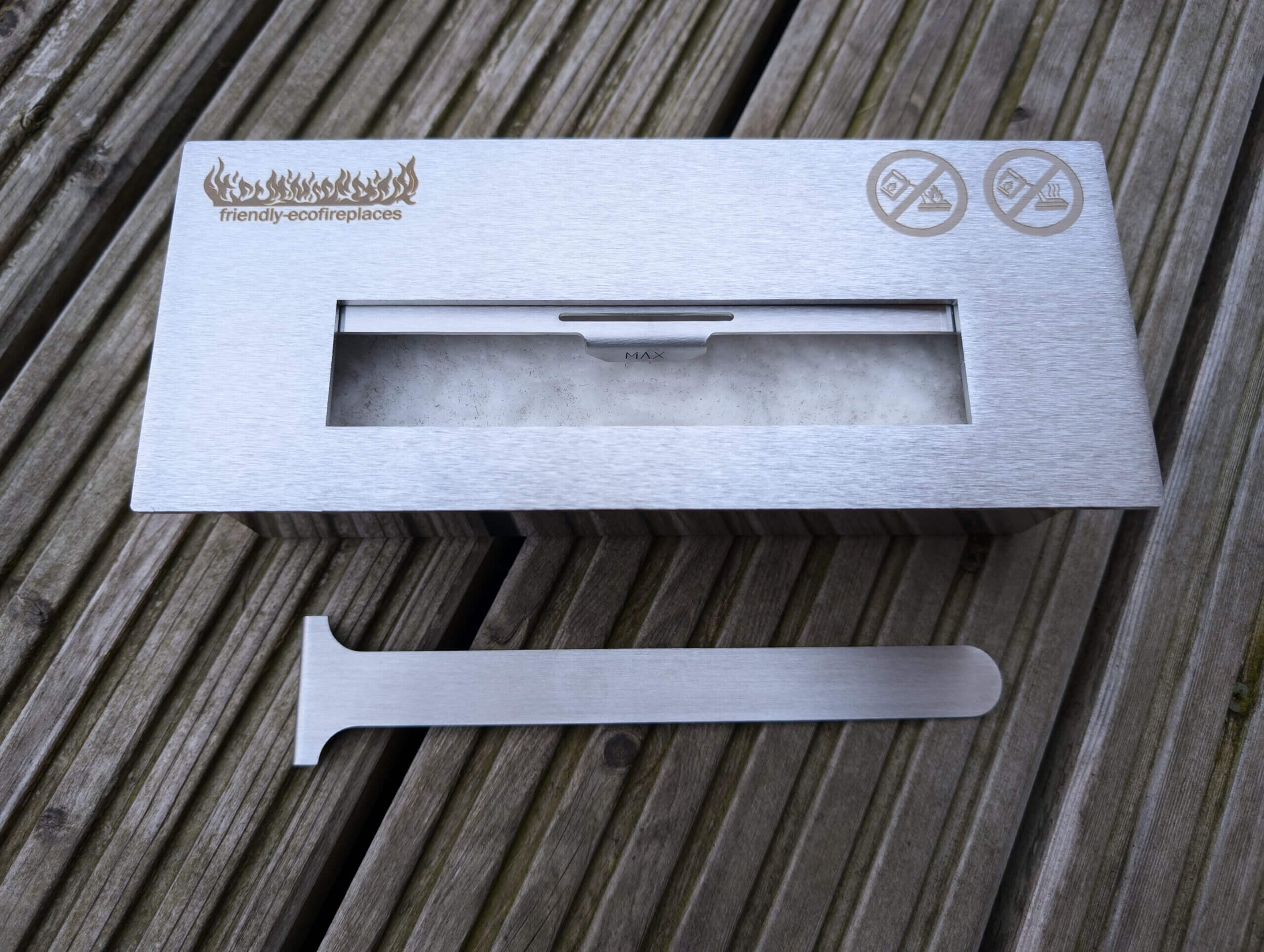 DIY Bioethanol Burner Insert 220mm 0.7L with Ceramic Wool Adjustable Lid - Image 3