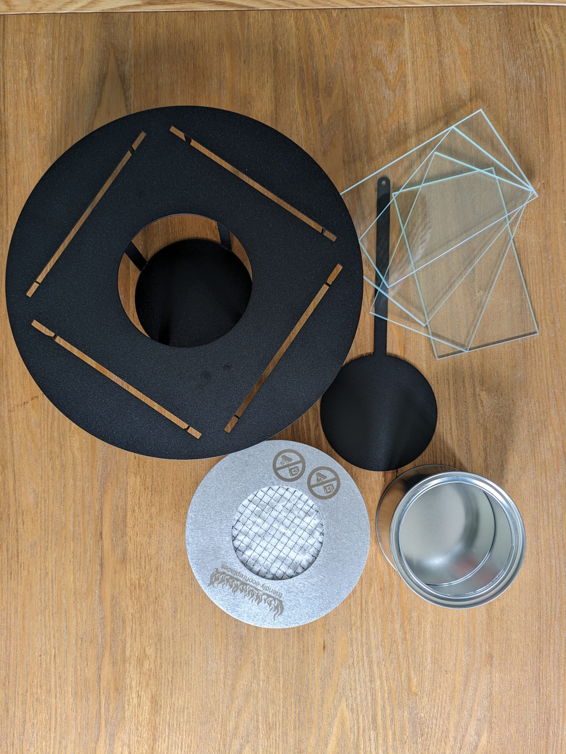 DIY Round Bioethanol Fireplace Burner Insert 270mm Black - Image 6