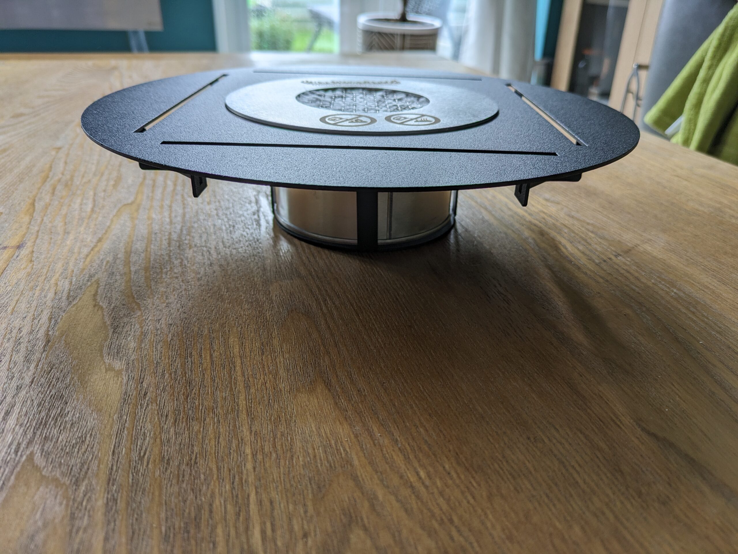 DIY Round Bioethanol Fireplace Burner Insert 270mm Black - Image 8