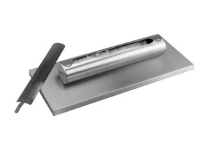 Bio ethanol freestanding tabletop fireplace burner with wool insert - STAINLESS INOX