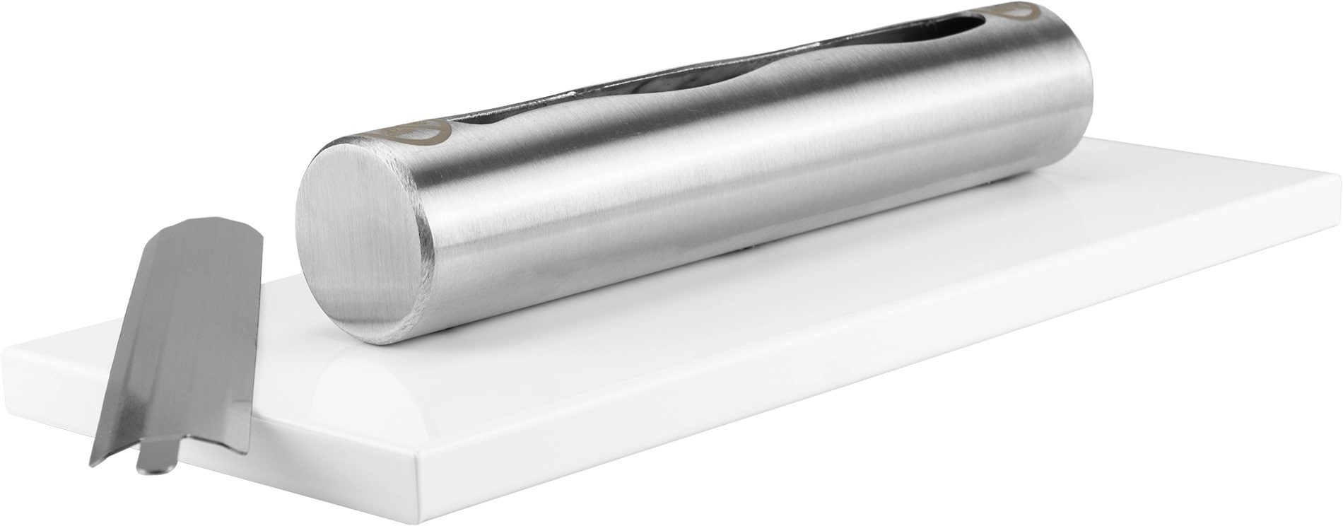 Bio ethanol freestanding tabletop fireplace Stainless - WHITE GLOSS - Image 4