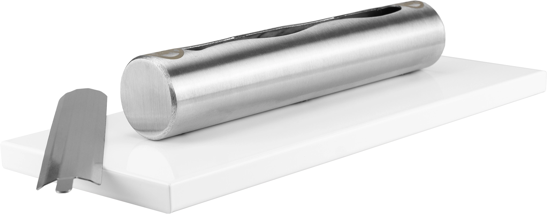 Bio ethanol freestanding tabletop fireplace Stainless - WHITE GLOSS - Image 7