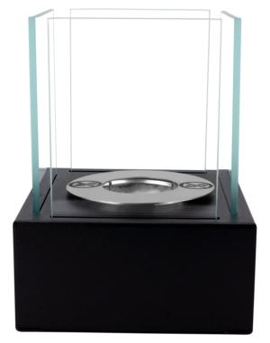 Bio ethanol freestanding tabletop fireplace burner with wool insert - SMART BLACK - Image 6