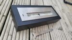 Freestanding Bioethanol Fireplace 360mm Black Matte