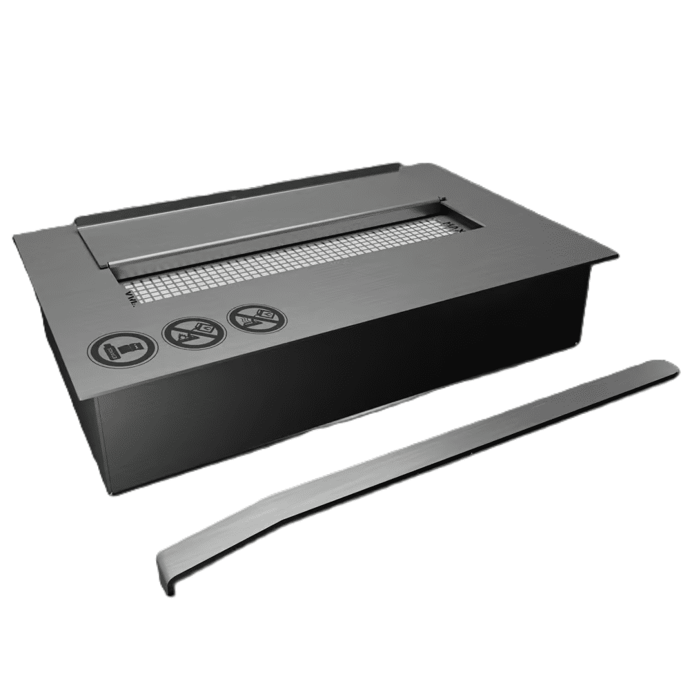 DIY BIO-fireplace burner insert 1.25l adjustable lid with ceramic wool with TÜV