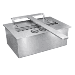 DIY BIO-fireplace burner insert 1l adjustable lid with ceramic wool TUV